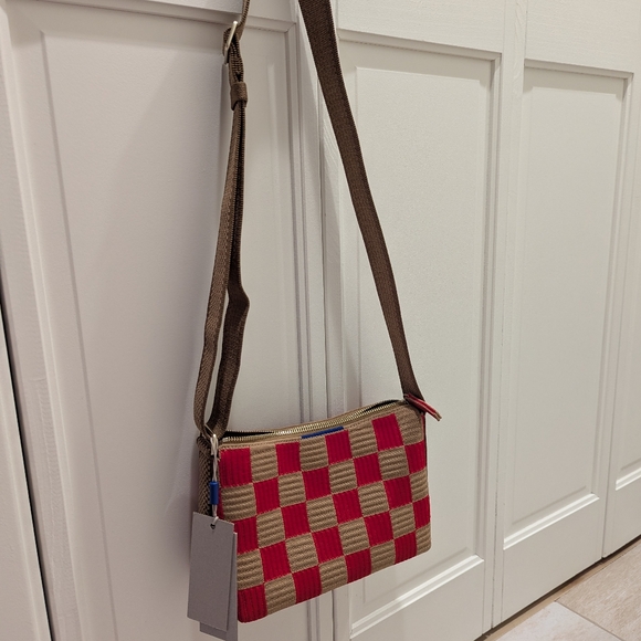 Nwt Rothy's Casual Crossbody Checker Red - Picture 5 of 8
